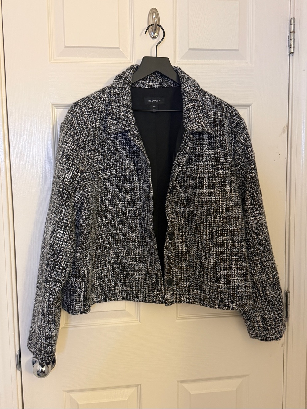 GreyTweed Crop Jacket - Halogen